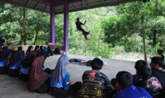 TC Pramuka Kwarcab Lebong, Peserta Dilatih SRT, Antusias Amati Ular 