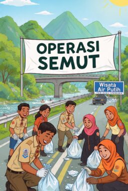 Pengelola Wisata Air Putih dan Pramuka Lebong Gelar ‘Operasi Semut’